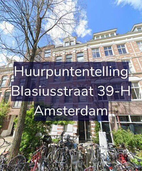 Foto gevel Huurpuntentelling voor Blasiusstraat 39-H, Amsterdam