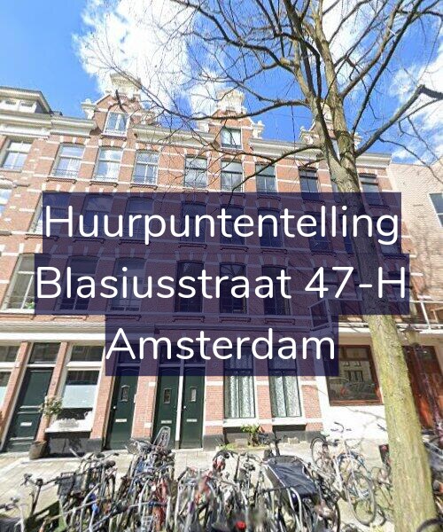 Foto gevel Huurpuntentelling voor Blasiusstraat 47-H, Amsterdam