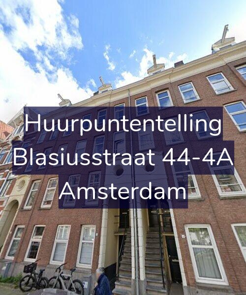 Foto gevel Huurpuntentelling voor Blasiusstraat 44-4A, Amsterdam
