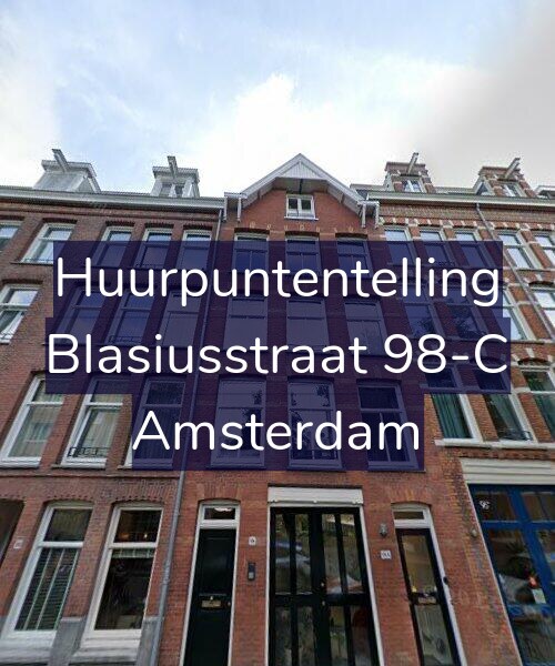 Foto gevel Huurpuntentelling voor Blasiusstraat 98-C, Amsterdam