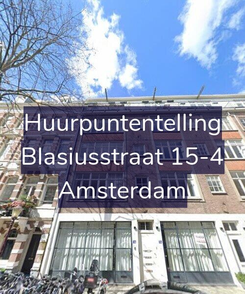 Foto gevel Huurpuntentelling voor Blasiusstraat 15-4, Amsterdam