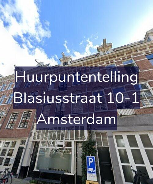 Foto gevel Huurpuntentelling voor Blasiusstraat 10-1, Amsterdam