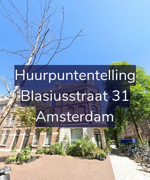 Foto gevel Huurpuntentelling voor Blasiusstraat 31, Amsterdam