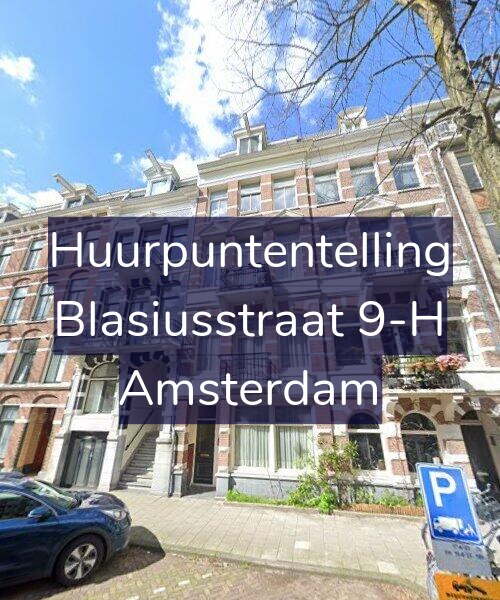 Foto gevel Huurpuntentelling voor Blasiusstraat 9-H, Amsterdam