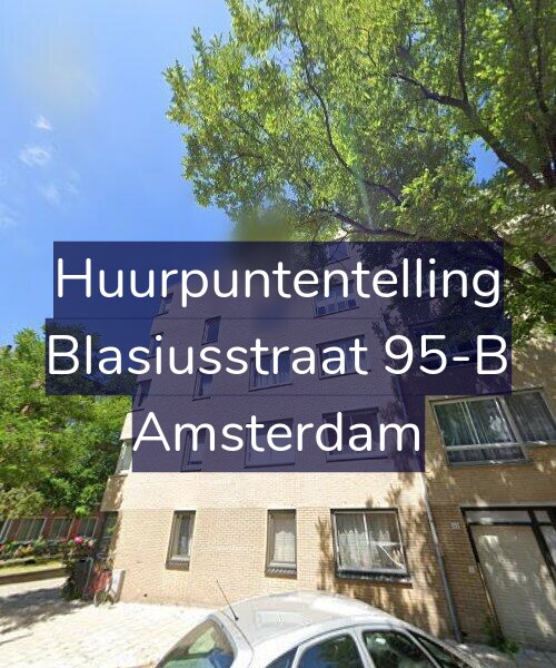 Foto gevel Huurpuntentelling voor Blasiusstraat 95-B, Amsterdam