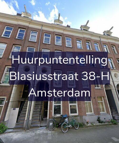 Foto gevel Huurpuntentelling voor Blasiusstraat 38-H, Amsterdam