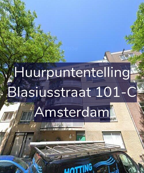 Foto gevel Huurpuntentelling voor Blasiusstraat 101-C, Amsterdam