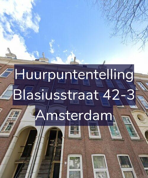 Foto gevel Huurpuntentelling voor Blasiusstraat 42-3, Amsterdam