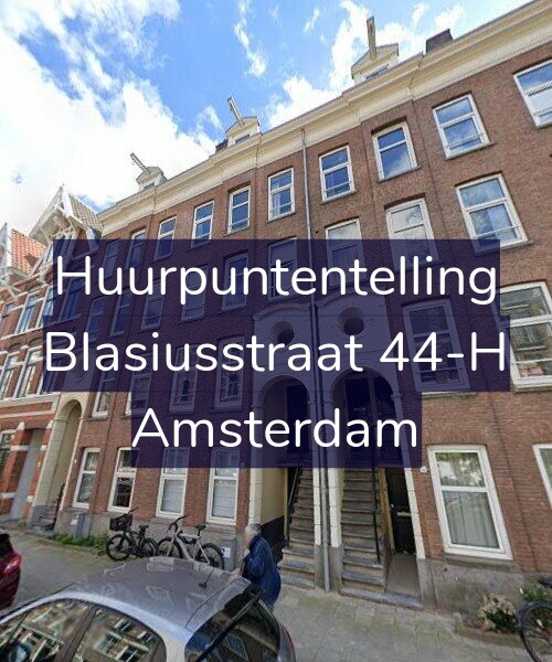 Foto gevel Huurpuntentelling voor Blasiusstraat 44-H, Amsterdam