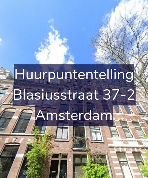 Foto gevel Huurpuntentelling voor Blasiusstraat 37-2, Amsterdam
