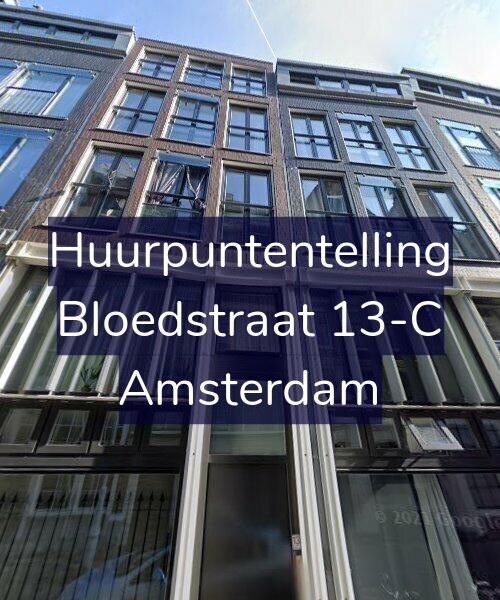 Foto gevel Huurpuntentelling voor Bloedstraat 13-C, Amsterdam