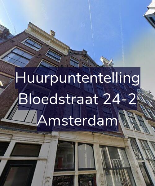 Foto gevel Huurpuntentelling voor Bloedstraat 24-2, Amsterdam
