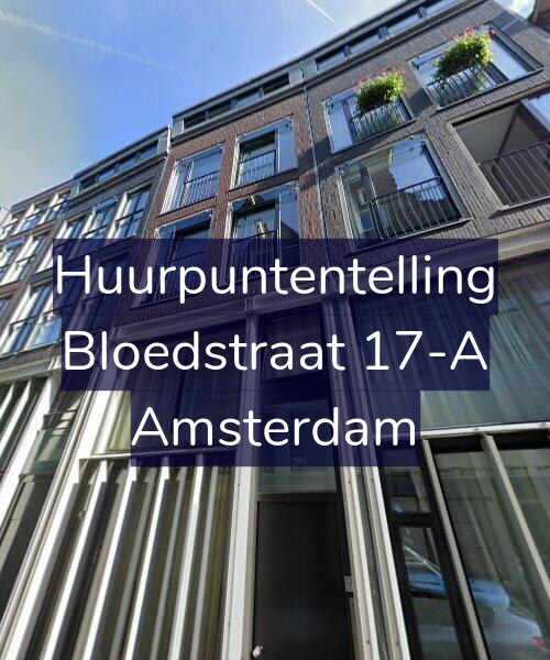 Foto gevel Huurpuntentelling voor Bloedstraat 17-A, Amsterdam