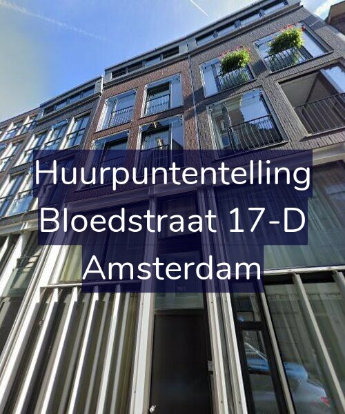 Foto gevel Huurpuntentelling voor Bloedstraat 17-D, Amsterdam