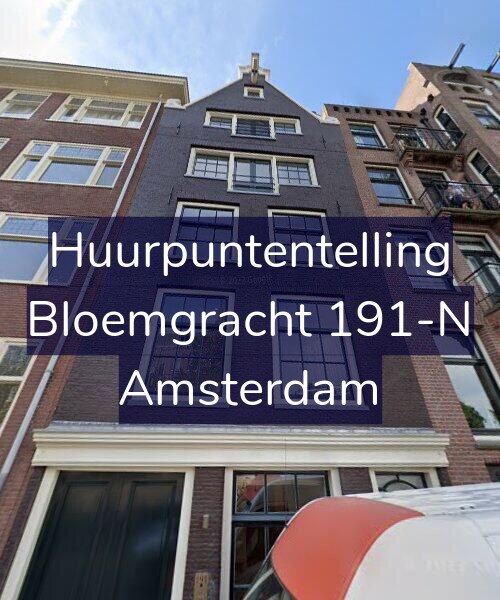 Foto gevel Huurpuntentelling voor Bloemgracht 191-N, Amsterdam