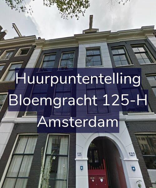 Foto gevel Huurpuntentelling voor Bloemgracht 125-H, Amsterdam