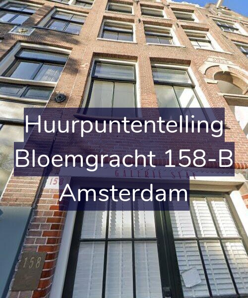 Foto gevel Huurpuntentelling voor Bloemgracht 158-B, Amsterdam