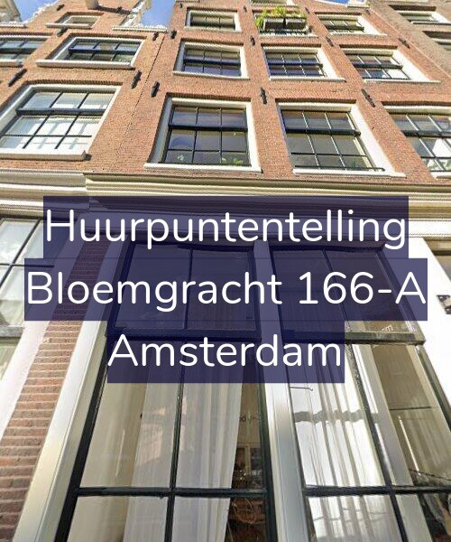 Foto gevel Huurpuntentelling voor Bloemgracht 166-A, Amsterdam