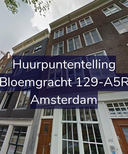 Foto gevel Huurpuntentelling voor Bloemgracht 129-A5R, Amsterdam
