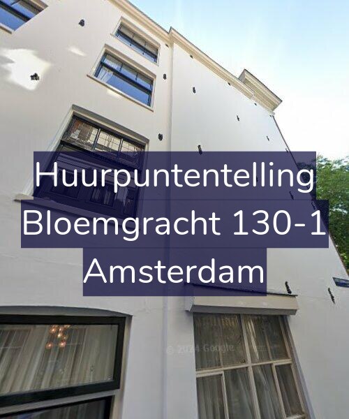 Foto gevel Huurpuntentelling voor Bloemgracht 130-1, Amsterdam