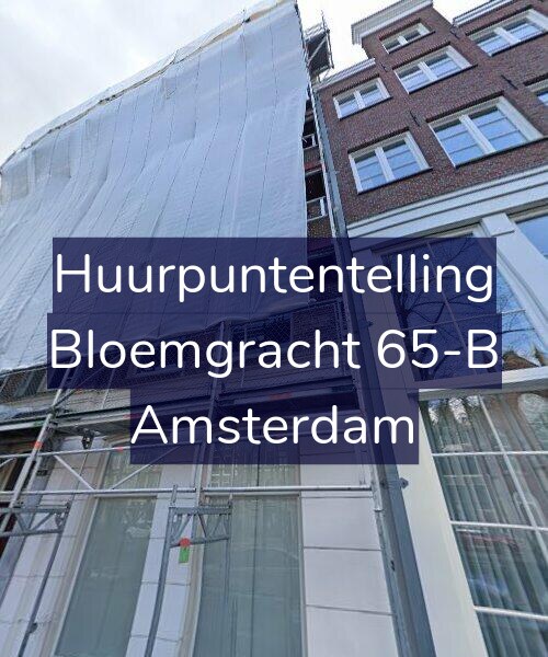 Foto gevel Huurpuntentelling voor Bloemgracht 65-B, Amsterdam