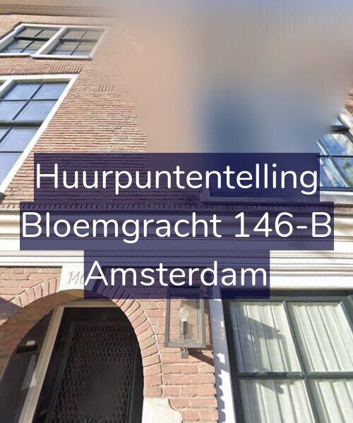 Foto gevel Huurpuntentelling voor Bloemgracht 146-B, Amsterdam