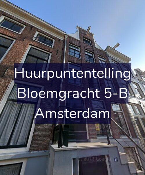 Foto gevel Huurpuntentelling voor Bloemgracht 5-B, Amsterdam