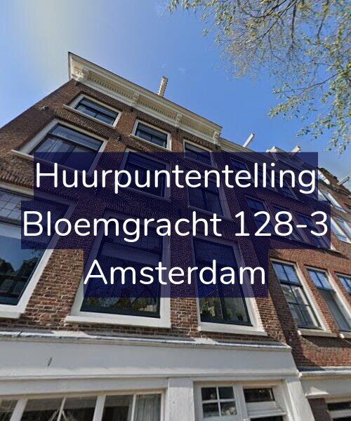 Foto gevel Huurpuntentelling voor Bloemgracht 128-3, Amsterdam