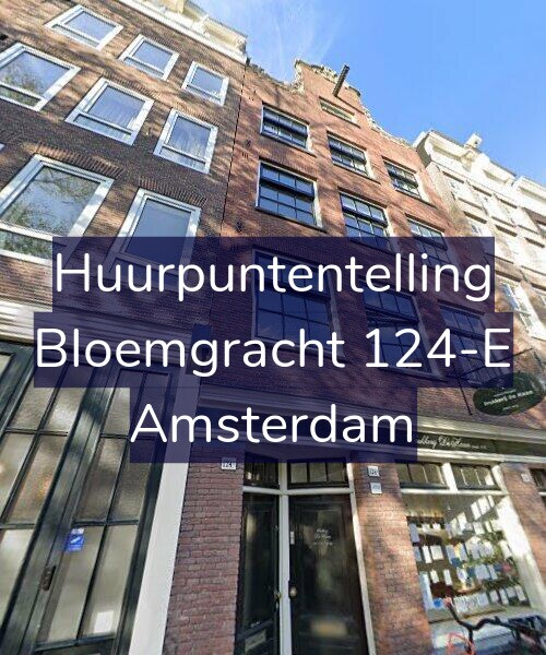 Foto gevel Huurpuntentelling voor Bloemgracht 124-E, Amsterdam