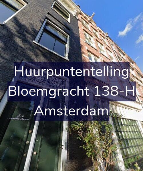 Foto gevel Huurpuntentelling voor Bloemgracht 138-H, Amsterdam