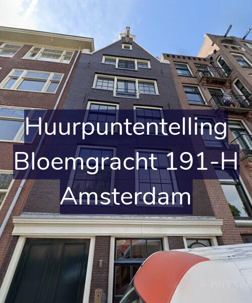 Foto gevel Huurpuntentelling voor Bloemgracht 191-H, Amsterdam