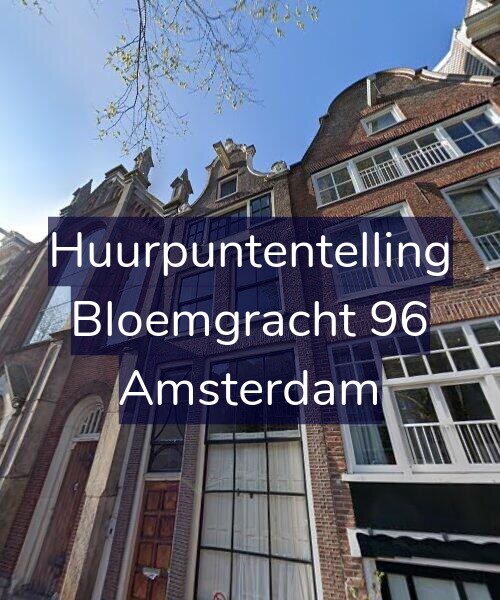 Foto gevel Huurpuntentelling voor Bloemgracht 96, Amsterdam