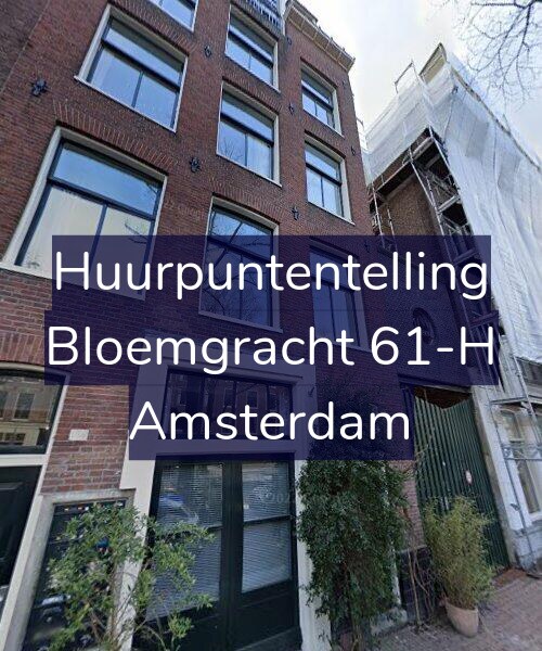 Foto gevel Huurpuntentelling voor Bloemgracht 61-H, Amsterdam