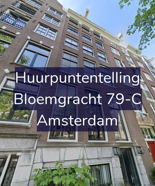 Foto gevel Huurpuntentelling voor Bloemgracht 79-C, Amsterdam