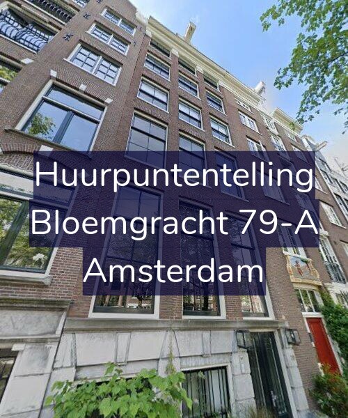 Foto gevel Huurpuntentelling voor Bloemgracht 79-A, Amsterdam