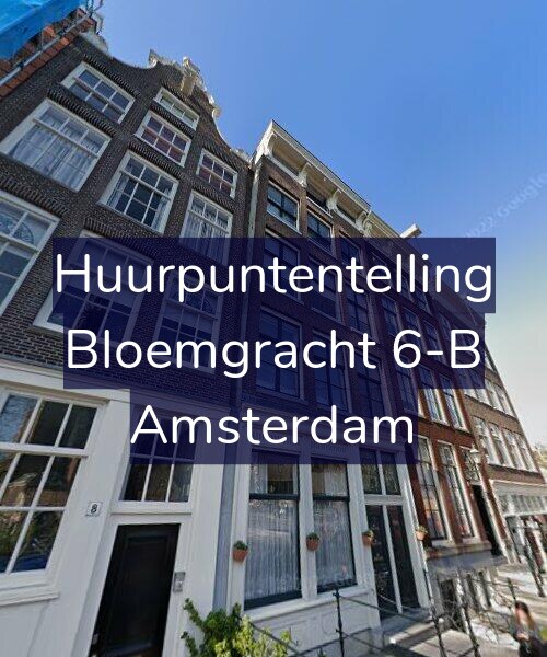Foto gevel Huurpuntentelling voor Bloemgracht 6-B, Amsterdam