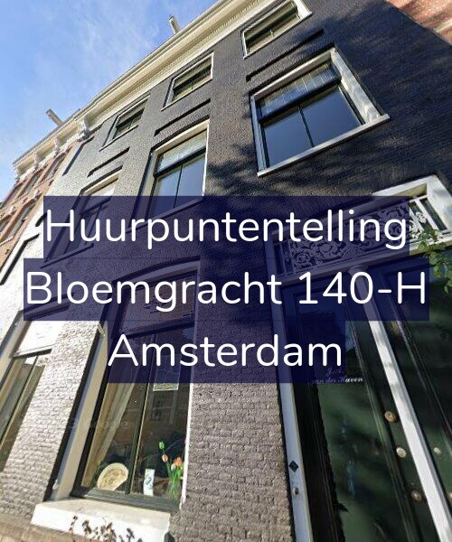 Foto gevel Huurpuntentelling voor Bloemgracht 140-H, Amsterdam