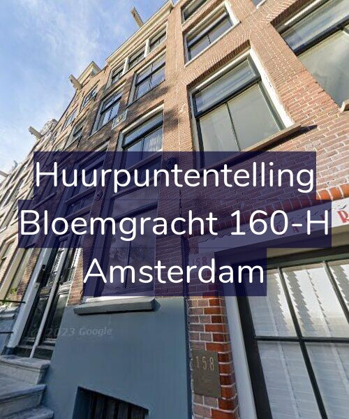 Foto gevel Huurpuntentelling voor Bloemgracht 160-H, Amsterdam