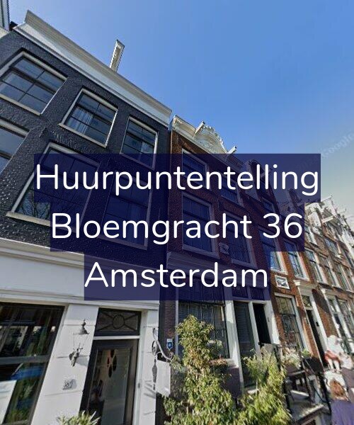 Foto gevel Huurpuntentelling voor Bloemgracht 36, Amsterdam
