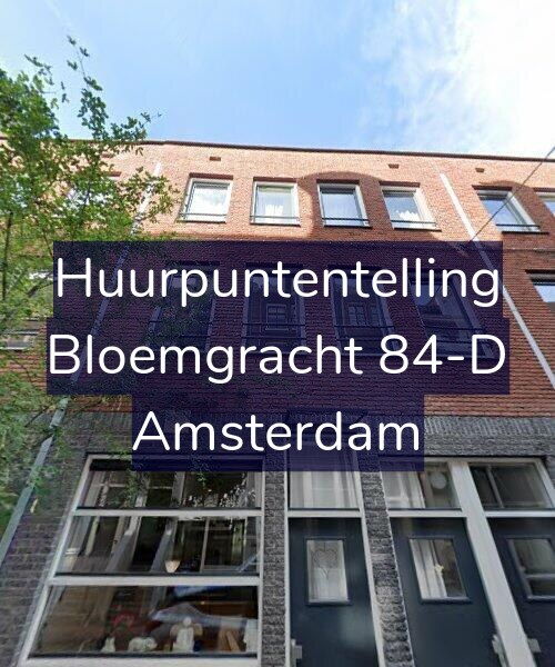 Foto gevel Huurpuntentelling voor Bloemgracht 84-D, Amsterdam