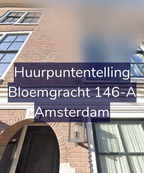 Foto gevel Huurpuntentelling voor Bloemgracht 146-A, Amsterdam