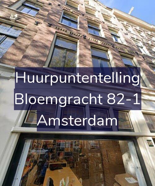 Foto gevel Huurpuntentelling voor Bloemgracht 82-1, Amsterdam
