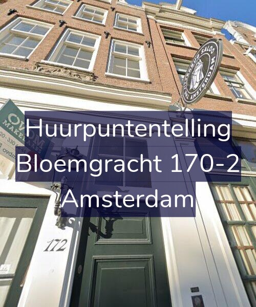 Foto gevel Huurpuntentelling voor Bloemgracht 170-2, Amsterdam