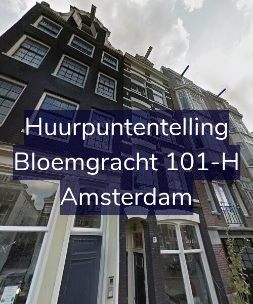 Foto gevel Huurpuntentelling voor Bloemgracht 101-H, Amsterdam
