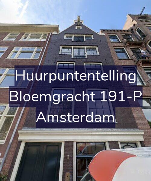 Foto gevel Huurpuntentelling voor Bloemgracht 191-P, Amsterdam