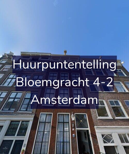 Foto gevel Huurpuntentelling voor Bloemgracht 4-2, Amsterdam
