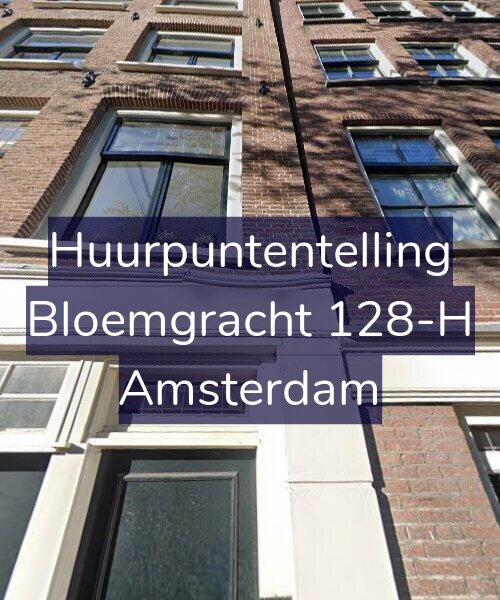 Foto gevel Huurpuntentelling voor Bloemgracht 128-H, Amsterdam