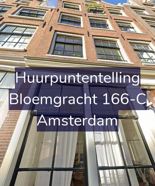 Foto gevel Huurpuntentelling voor Bloemgracht 166-C, Amsterdam