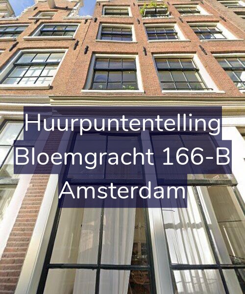 Foto gevel Huurpuntentelling voor Bloemgracht 166-B, Amsterdam