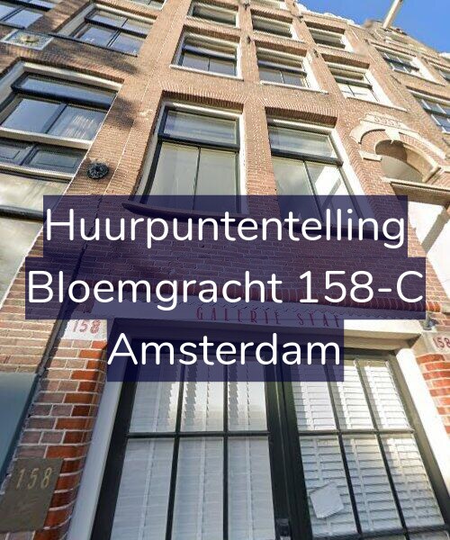 Foto gevel Huurpuntentelling voor Bloemgracht 158-C, Amsterdam